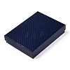 Rhombus Textured Cardboard Jewelry Boxes CBOX-T006-01B-3