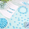 500Pcs UV Plating Opaque Acrylic Beads MACR-PA0001-47C-4