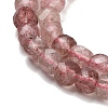 Natural Strawberry Quartz Beads Strands G-H042-A11-02-4