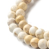 Natural Imperial Jasper Beads Strands G-I122-8mm-22-3