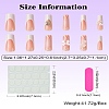 ABS Plastic Full Cover Press On False Nails DIY-CJC0006-13-8