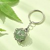 Non-Tarnish 304 Stainless Steel Pouch Empty Stone Holder for Pendant Keychain Making KEYC-TA00018-01-2