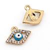 Alloy Rhinestone Pendants ALRI-S161-37LG-2