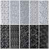 10 Rolls PET Lace Flower Nail Foils Floral Transfer Paper STIC-WH20010-16B-7