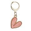 Heart Pendant Stitch Markers HJEW-JM01084-4