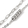 304 Stainless Steel Multi-Strand Chain Bracelets BJEW-H618-19P-2