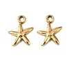 304 Stainless Steel Pendants STAS-F321-07G-01-1