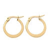 304 Stainless Steel Hoop Earrings EJEW-F105-23G-2