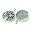 Natural Amazonite Pendants GG-CBA0251-10C-P-2