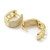 Rack Plating Brass Micro Pave Cubic Zirconia Hoop Earrings for Women EJEW-F331-01G-2