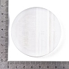 Flat Round Natural Selenite Slice Coasters DJEW-C015-02A-02-3