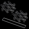 200Pcs Transparent Acrylic Sheets FIND-GA0007-20A-6