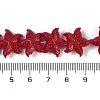 Synthetic Coral Dyed Carved Beads Strands CORA-K009-06B-04-4