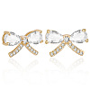 10Pcs Brass Micro Pave Cubic Zirconia Pendants KK-BBC0020-50-6