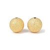 Textured Brass Beads KK-F931-31A-G-1