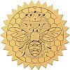 34 Sheets Self Adhesive Gold Foil Embossed Stickers DIY-WH0509-069-1