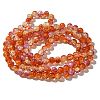 Crackle Glass Beads Strands CCG-C002-8mm-05-2