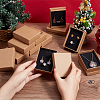 Kraft Paper Cardboard Jewelry Set Boxes OBOX-BC0001-02-3
