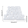 Word Love & Laugh Silicone Molds Kits DIY-OC0003-12-2