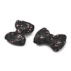 Bowknot Shape Polymer Clay Rhinestone Beads CLAY-NH0001-05D-2