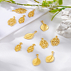 12Pcs 3 Styles Alloy Pendants FIND-LP0005-96-1