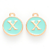Golden Plated Alloy Enamel Charms LS-ENAM-S118-05X-1