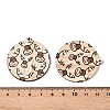 Printed Poplar Wood Pendants FIND-N005-74O-3