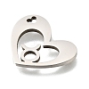 201 Stainless Steel Pendants STAS-A116-01P-02-2