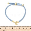 Adjustable Nylon Cord Bracelets BJEW-C096-01G-10-5