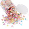 800Pcs 8 Style Transparent Acrylic Beads TACR-FW0001-05-4