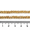 Electroplate Transparent Glass Beads Strands LS-EGLA-A035-T3mm-A04-4