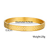 Men's 304 Stainless Steel Bangles WG5FBFC-01-2