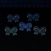 UV Plating Luminous Transparent Acrylic Beads OACR-P010-07D-4