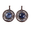 Natural Sodalite Pendants G-Q158-03-10-1