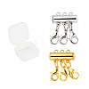 2 Set 2 Style Alloy Magnetic Slide Lock Clasps FIND-YW0001-24-1