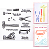 Clear Silicone Stamps DIY-WH0504-62B-1