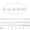 ABS Imitation Pearl Round Beaded Chains CHS-A015-06P-2