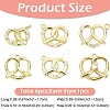 6Pcs 6 Styles Brass Micro Pave Cubic Zirconia Pendants KK-YW0004-50-3