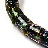 Handmade Dichroic Foil Glass Beads Strands DICH-U001-09A-3