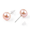 Natural Pearl Stud Earrings PEAR-N020-08B-6