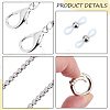 Iron Eyeglass Chains AJEW-CN0006-72P-6