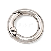 Alloy Spring Ring Clasps AL-CBAAE66-01P-1