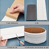 1Pc PVC Foam 3D Self-Adhesive Waterproof Wallpaper Border AJEW-CP0008-20-6