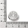 Tibetan Style Alloy Slide Charms Cabochon Settings LS-X-PALLOY-Q341-04AS-LF-4