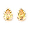 Brass Cubic Zirconia Beads KK-C051-60G-04-1