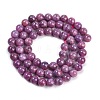 Natural Gemstone Ruby Round Beads Strands G-O017-6mm-06-01-5