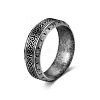 Viking Style Retro 304 Stainless Steel Finger Rings FS-WG40F7A-05-3