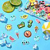 56Pcs 56 Styles Summer Theme PVC Cabochons KY-CJ0002-10-5