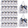 Floral Printed Paper Gift Tote Bags ABAG-WH0044-82A-1