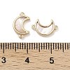 Natural White Shell Connector Charms KK-A207-04G-3